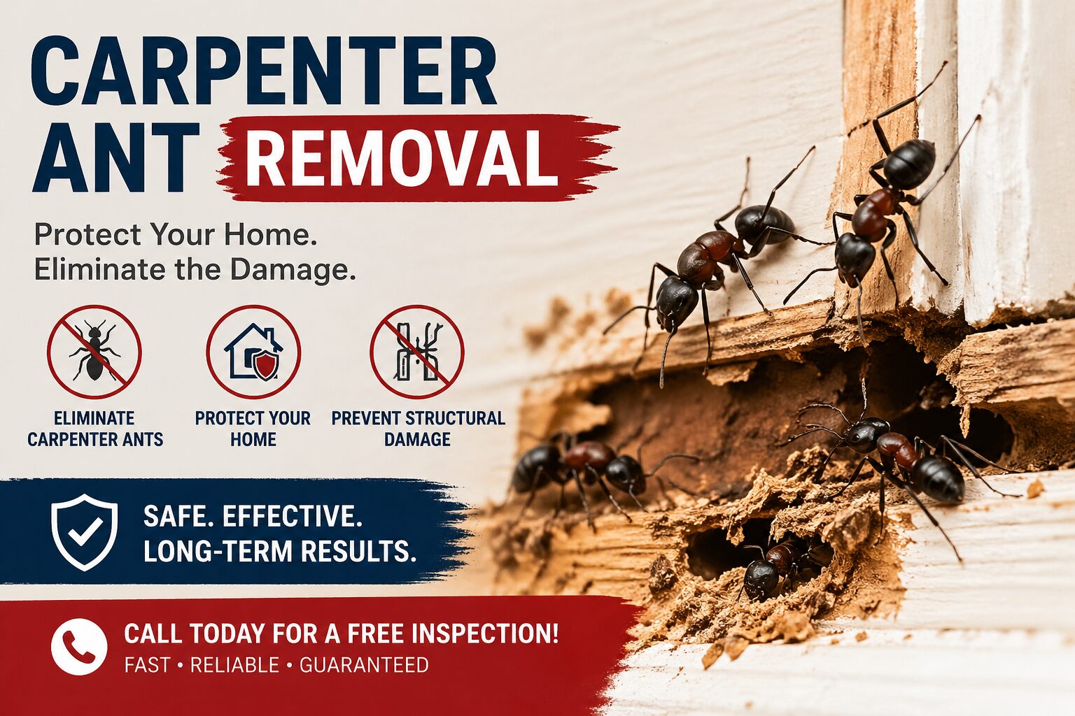 Carpenter Ant Removal