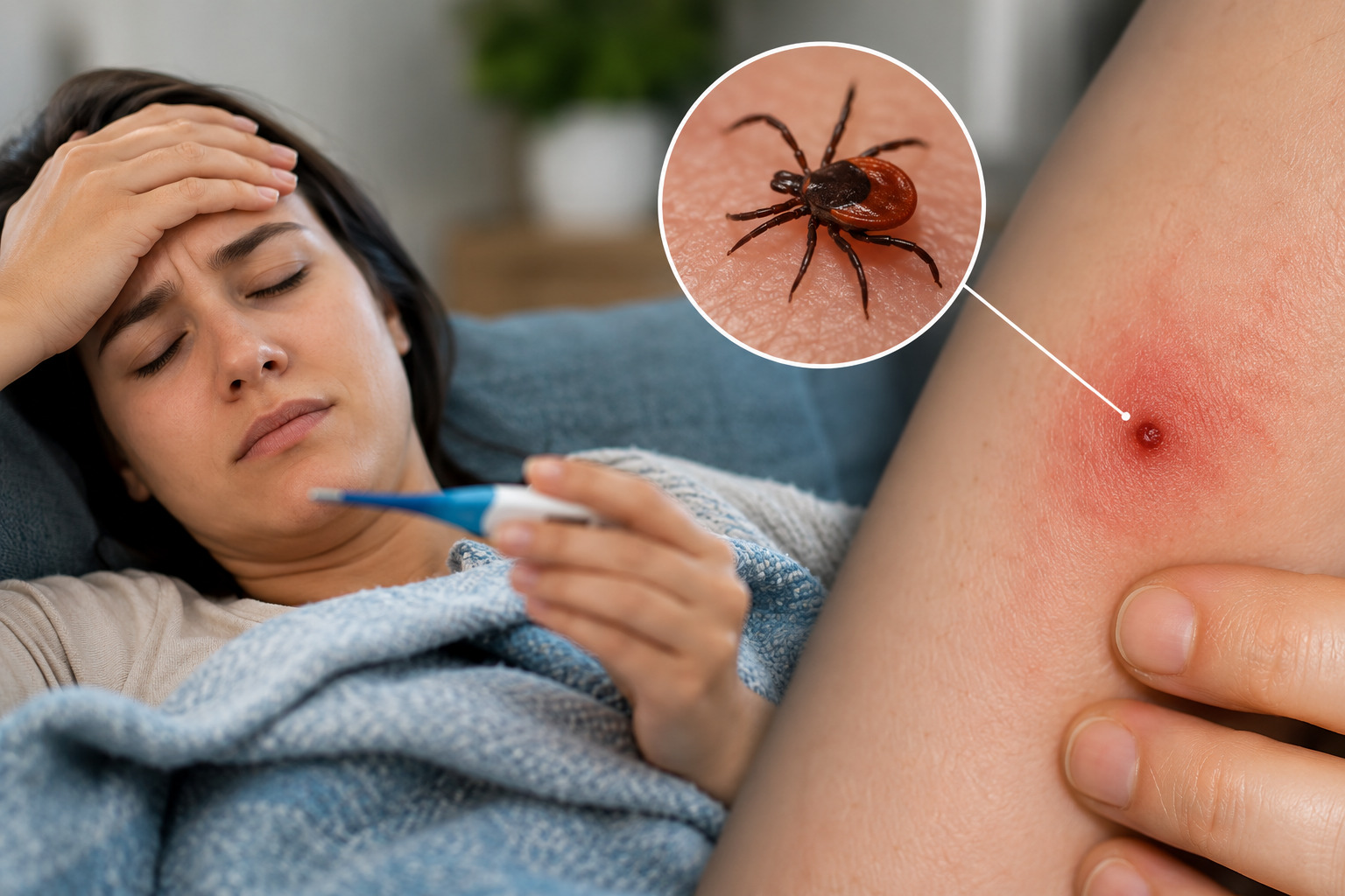What are the Tick Bite Fever Symptoms