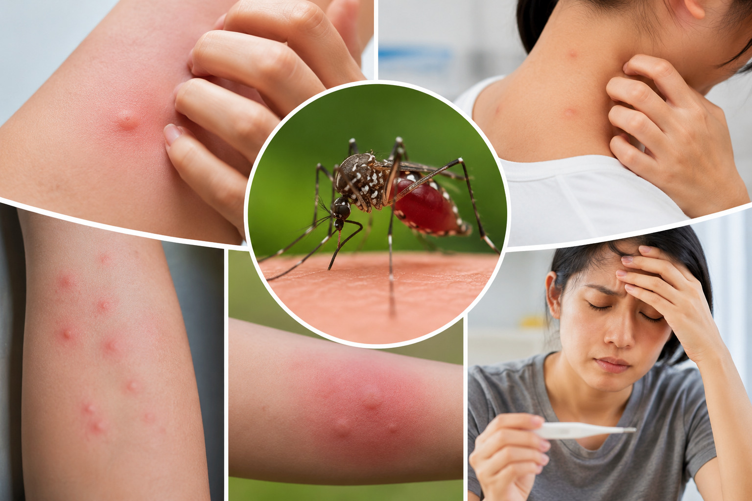 Which are the Symptoms of a Mosquito Bite