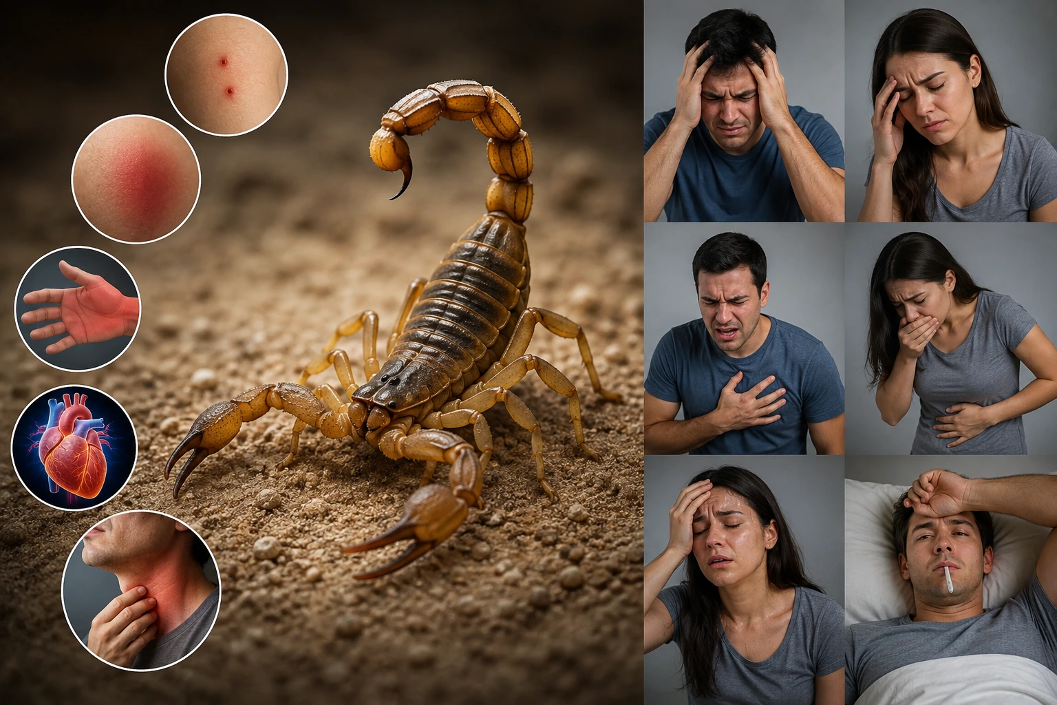 What are the Symptoms of a Scorpion