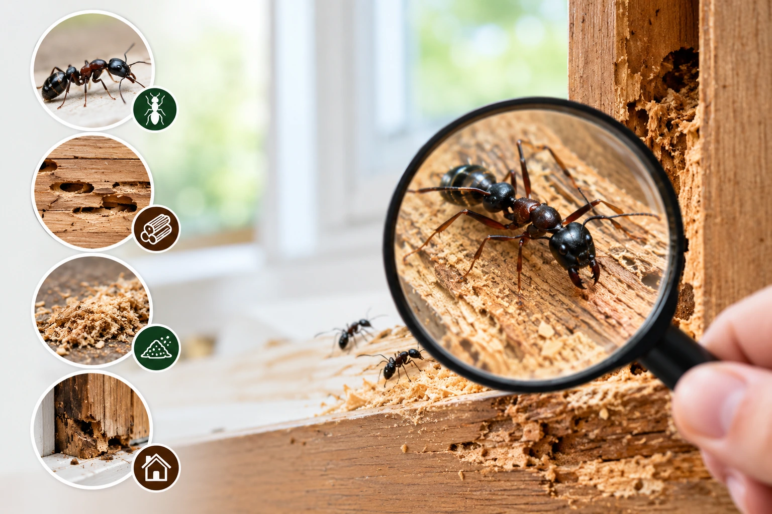 What are the First Signs of Carpenter Ants