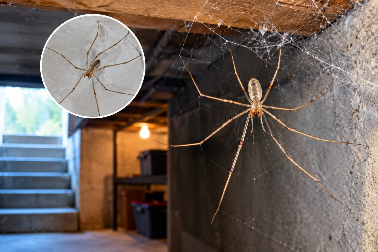 What attracts cellar spiders to your house
