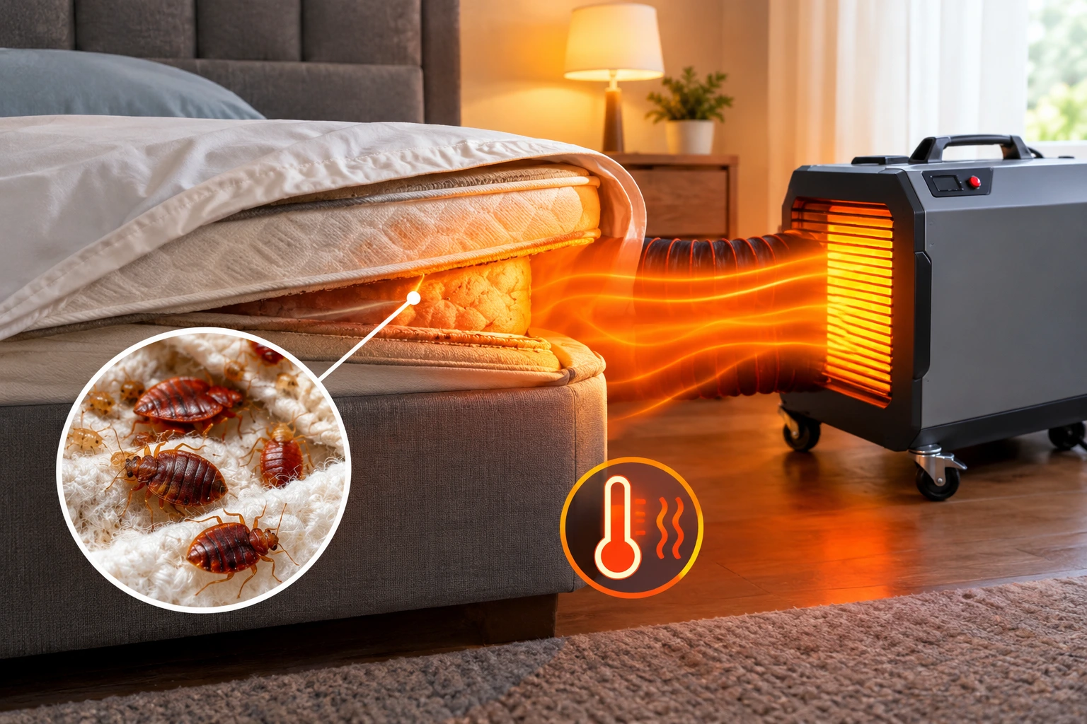 What is the average price for bed bug heat treatment in America