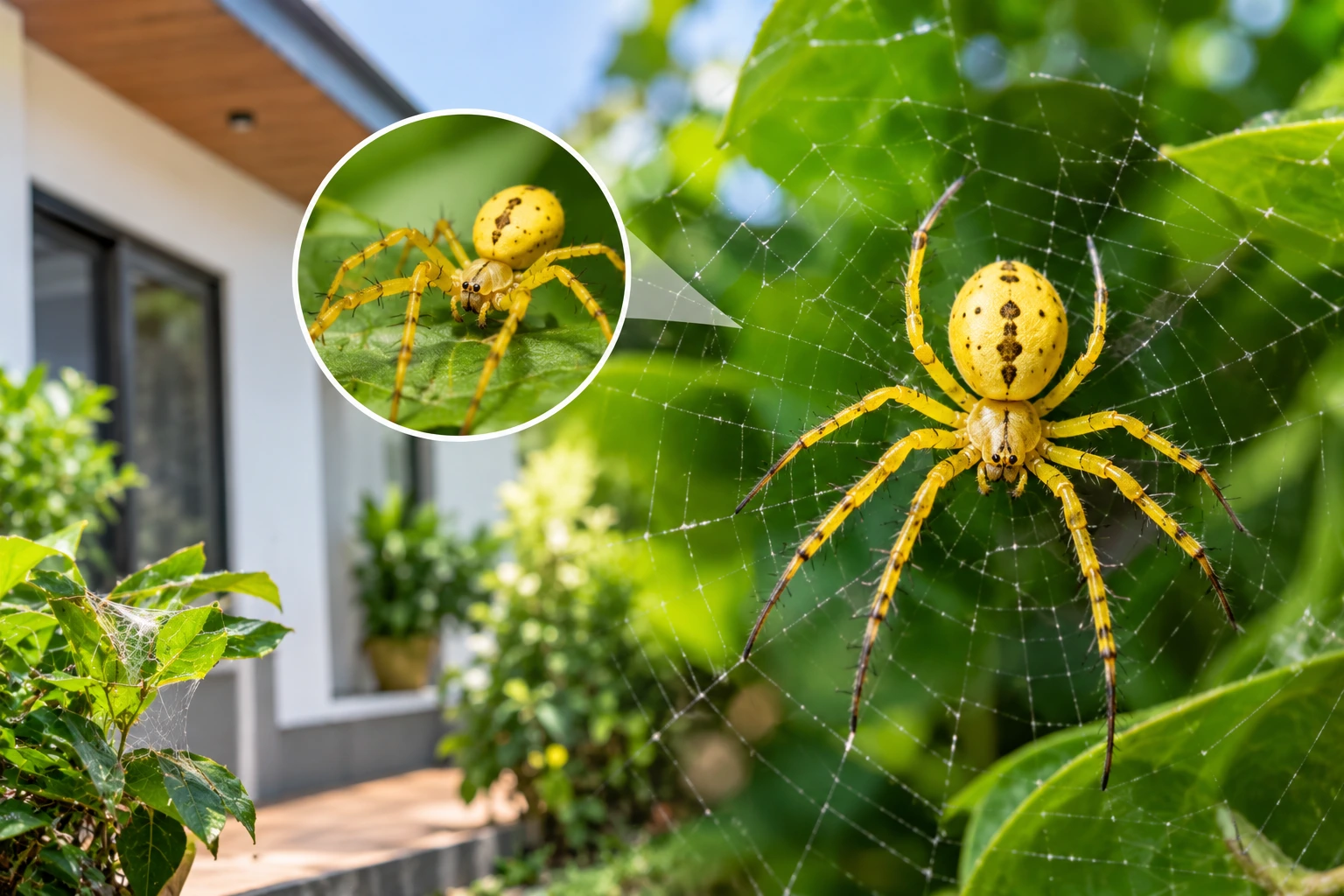 yellow spider pest control Dover